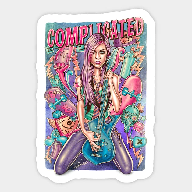 Complicated Sticker by renatodsc
